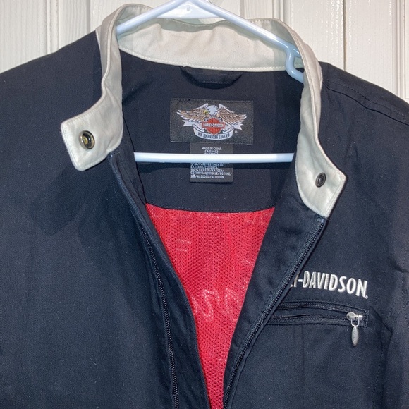 Harley Davidson Jacket Women’s Size XL HD Highway 1 Jacket Vintage Biker Jacket - Picture 8 of 16